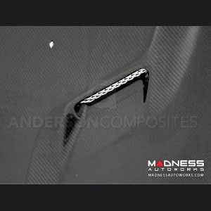 Dodge Challenger Hood by Anderson Composites- Carbon Fiber 